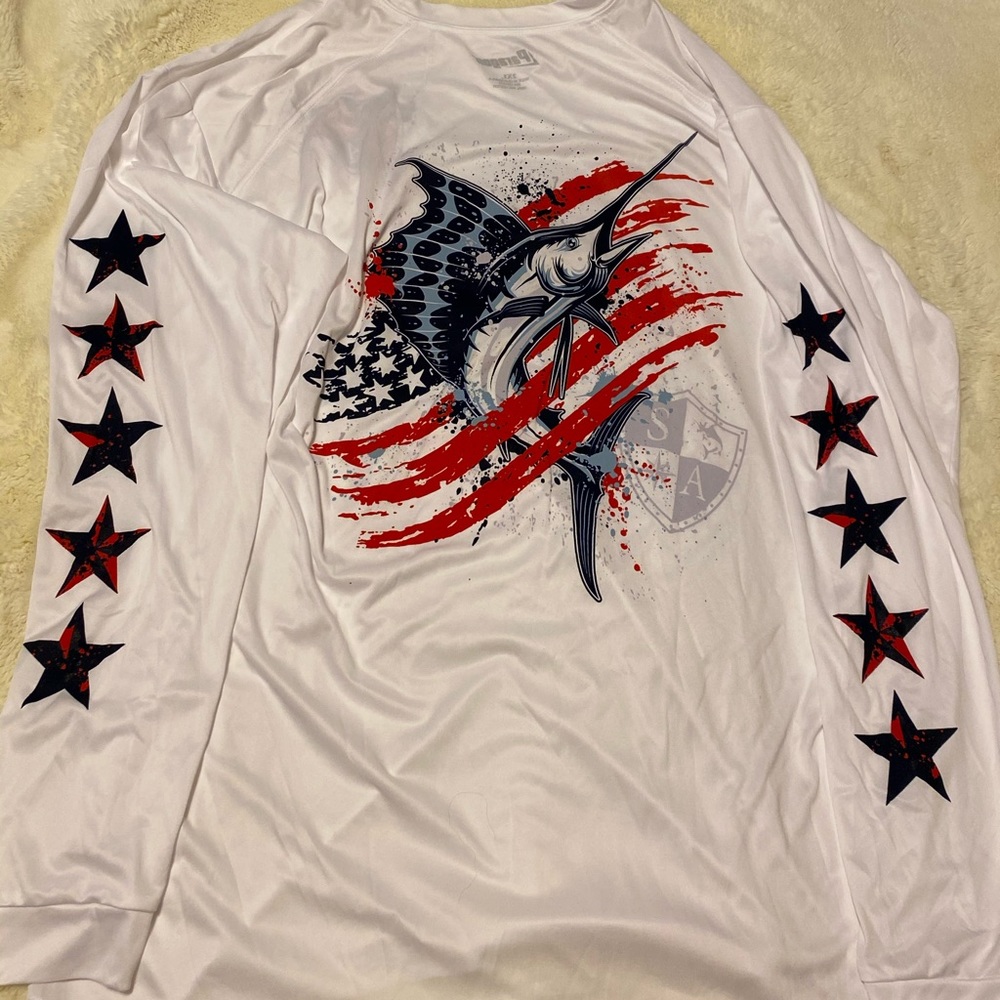 Salt Armour Long Sleeve Fishing Shirt.